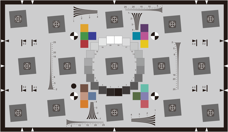 ISO12233:2014 eSFR分辨率测试卡扩展板