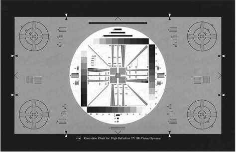 高精细度解像度测试卡